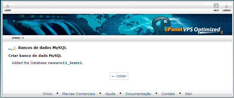 Criar usuÃ¡rio para banco de dados em MySQL no cPanel